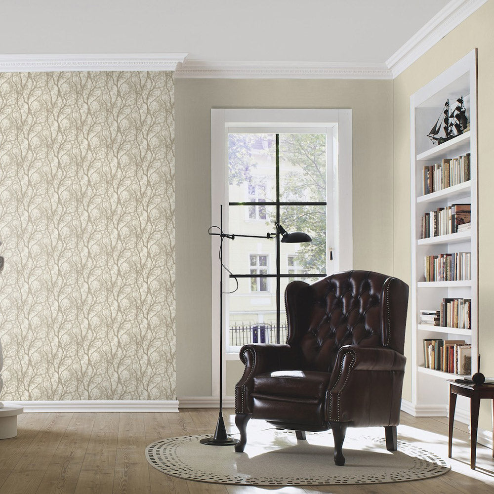 ТАПЕТ НАСТРОЕНИЕ ТЕКСТИЛ БЕЖ