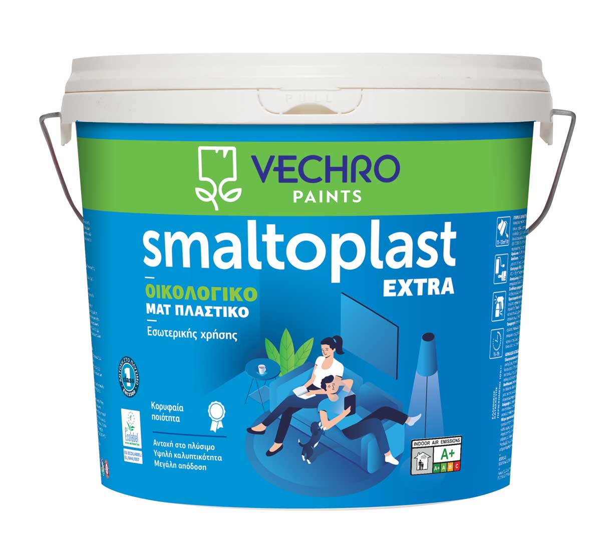 Гръцки миещ латекс - Smaltoplast Extra