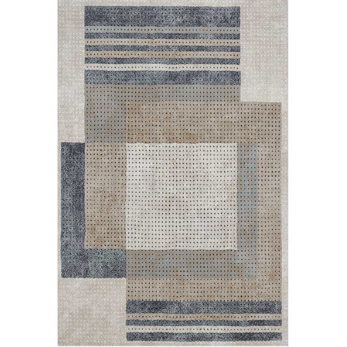 Килим Бохо геометричен беж