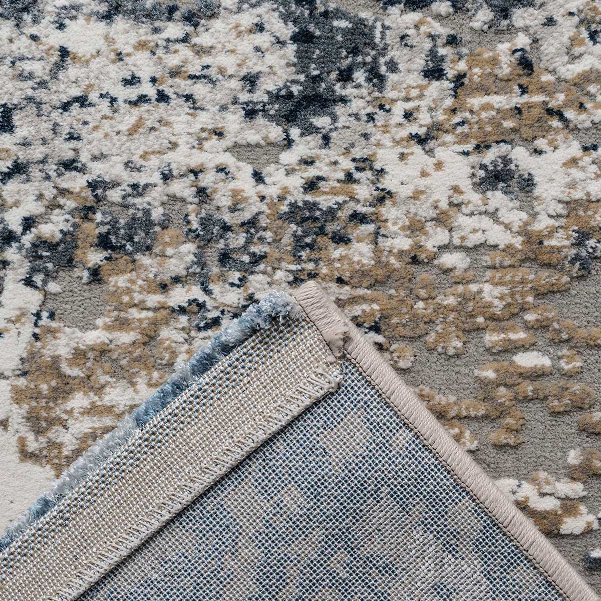 Килим CANYON преливащо беж-синьо