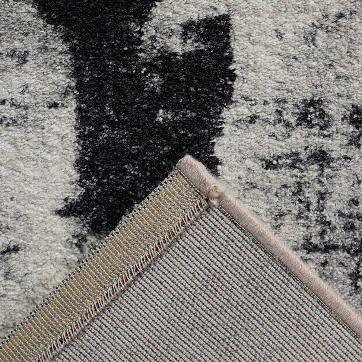 Килим Infinity сив абстракт картина крем