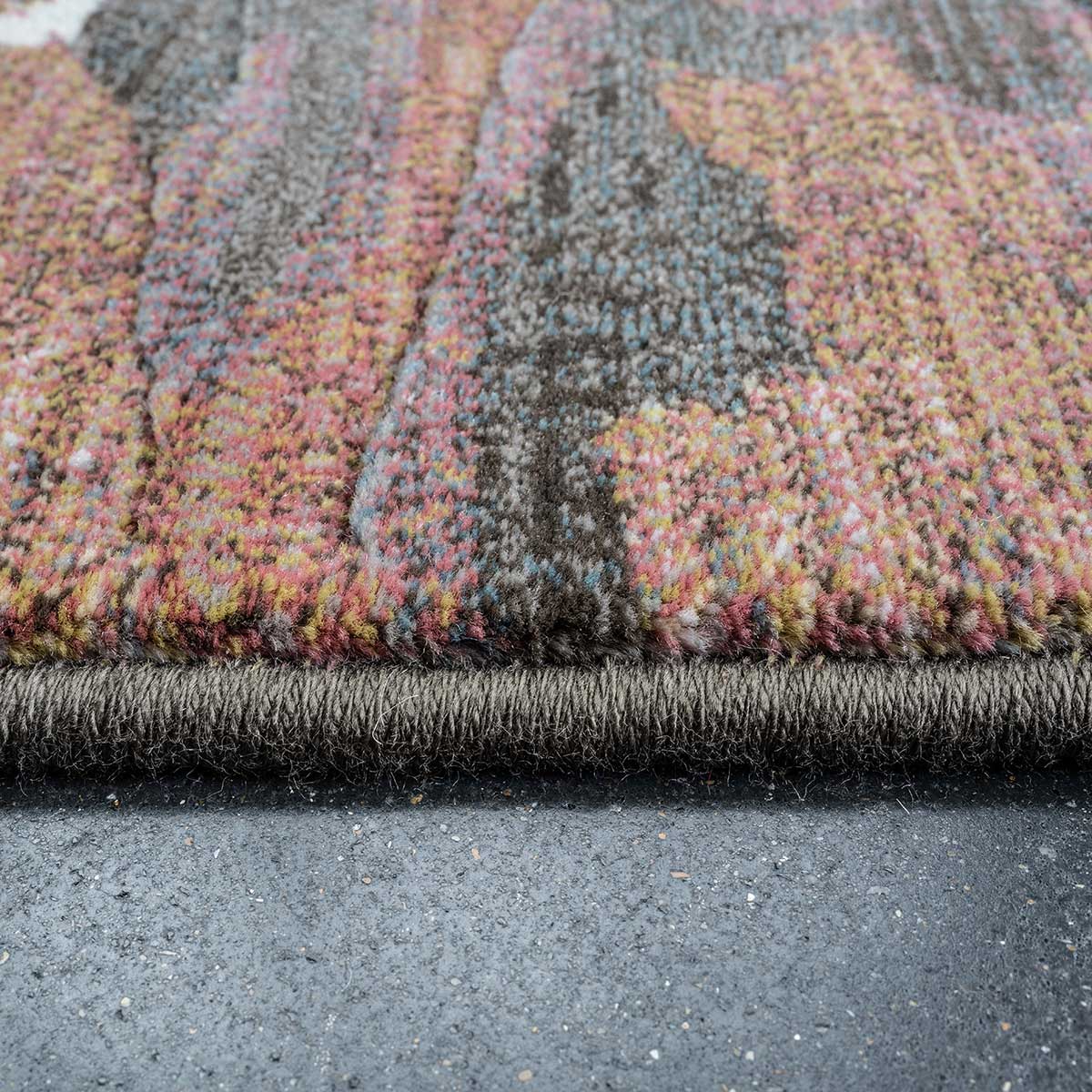 Килим Argentum - преливащо синьо розово