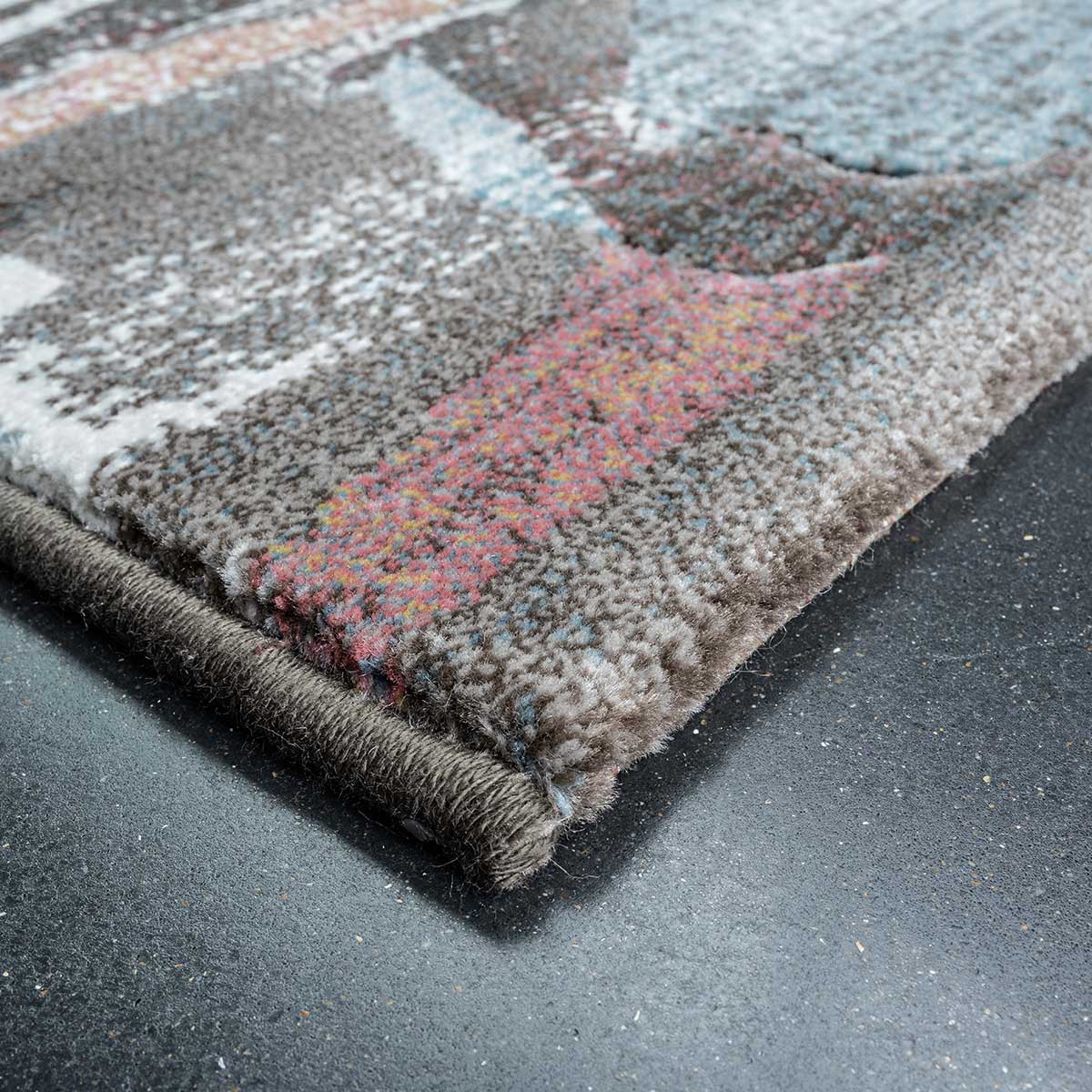 Килим Argentum - преливащо синьо розово