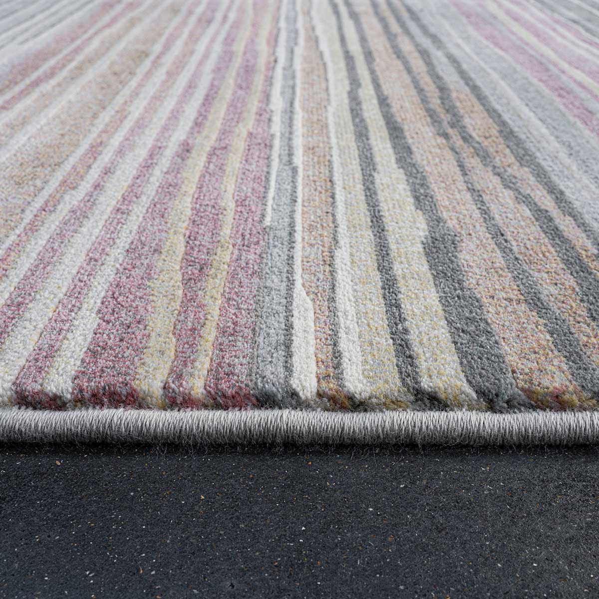 Килим Argentum - райе розово