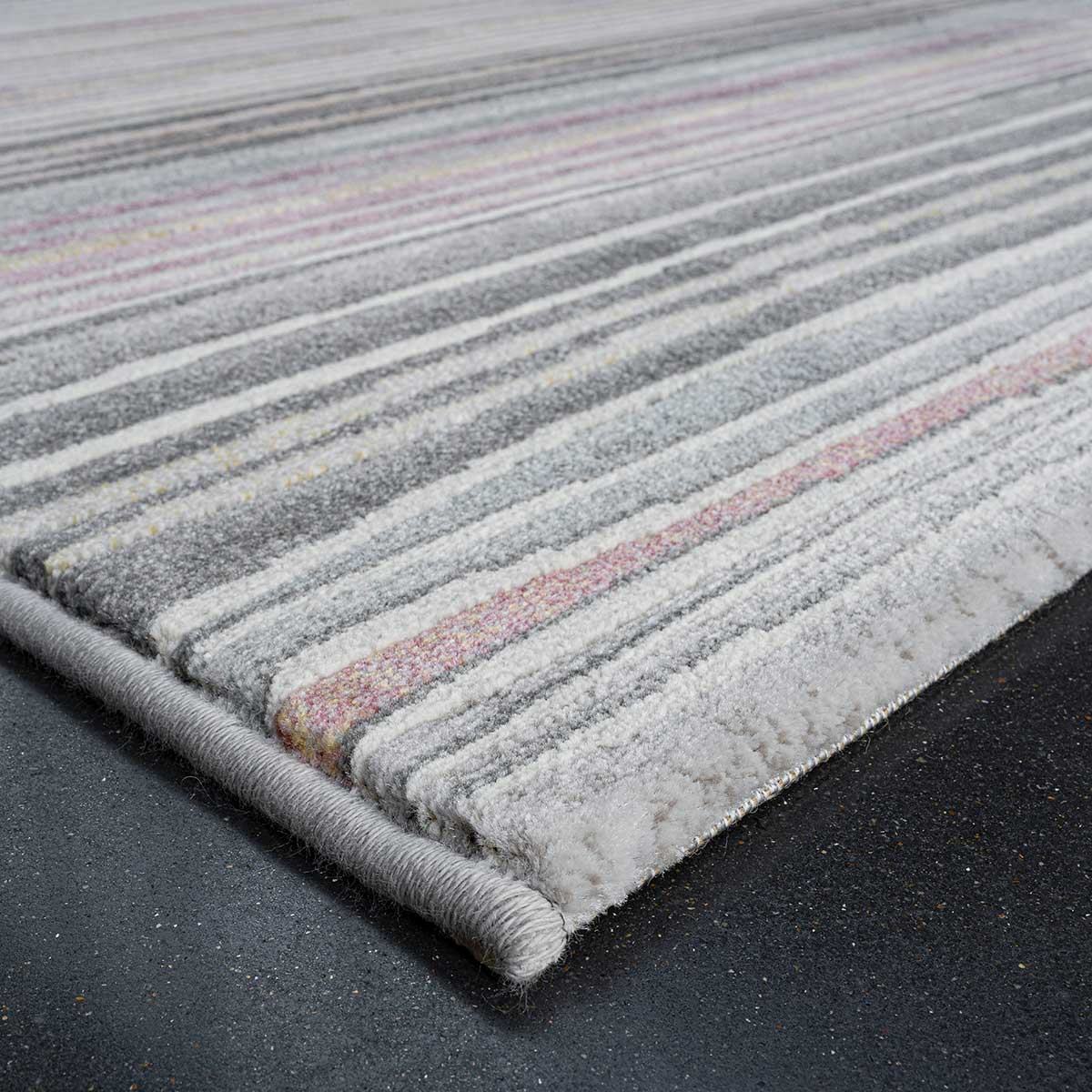 Килим Argentum - райе розово